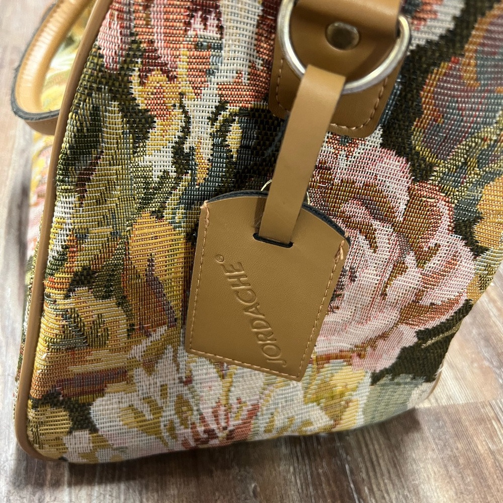 Vintage Jordache Floral tapestry tote bag - Picture 4 of 8